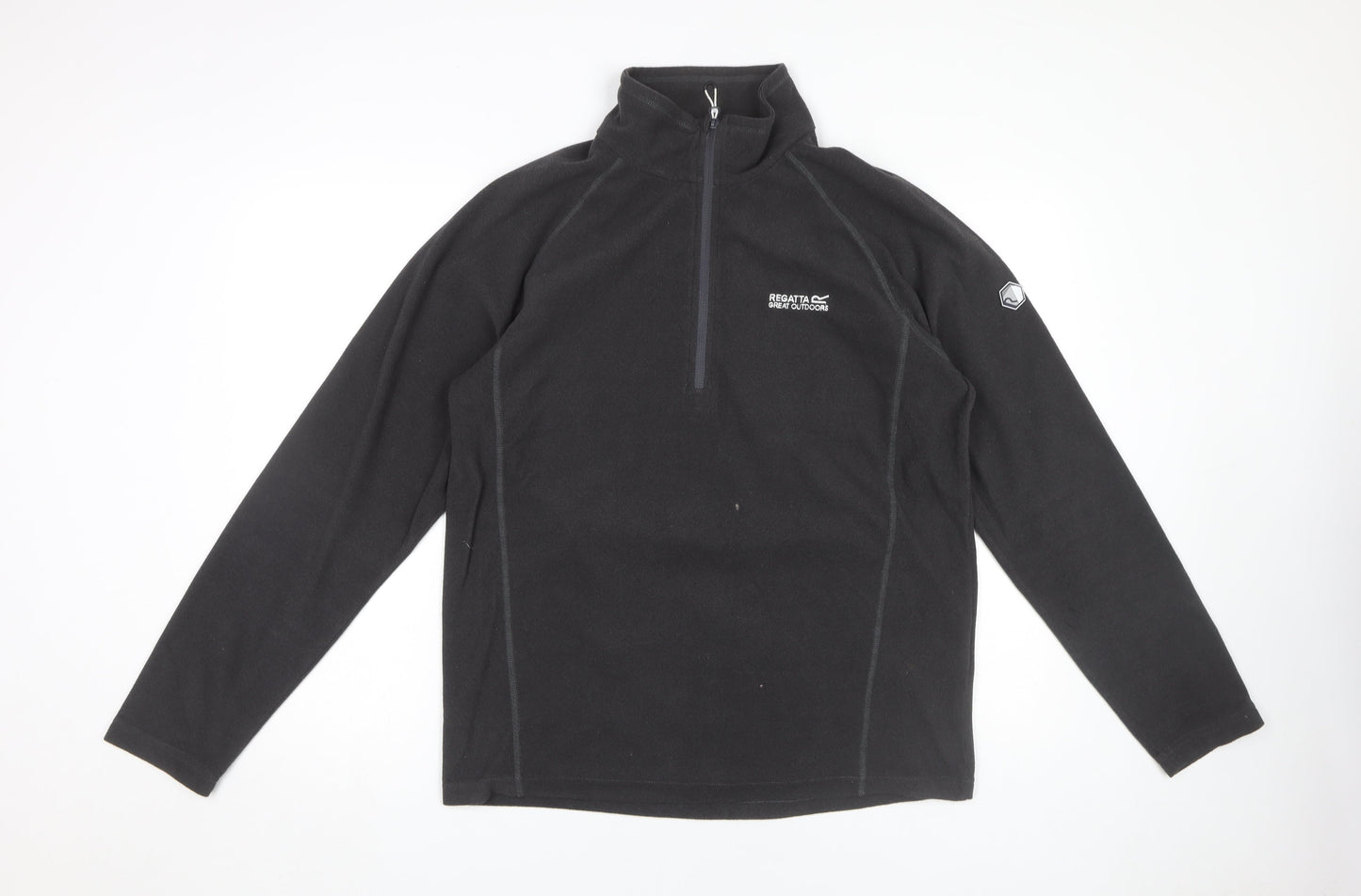 Regatta Unisex Black Fleece Zip Sweatshirt L