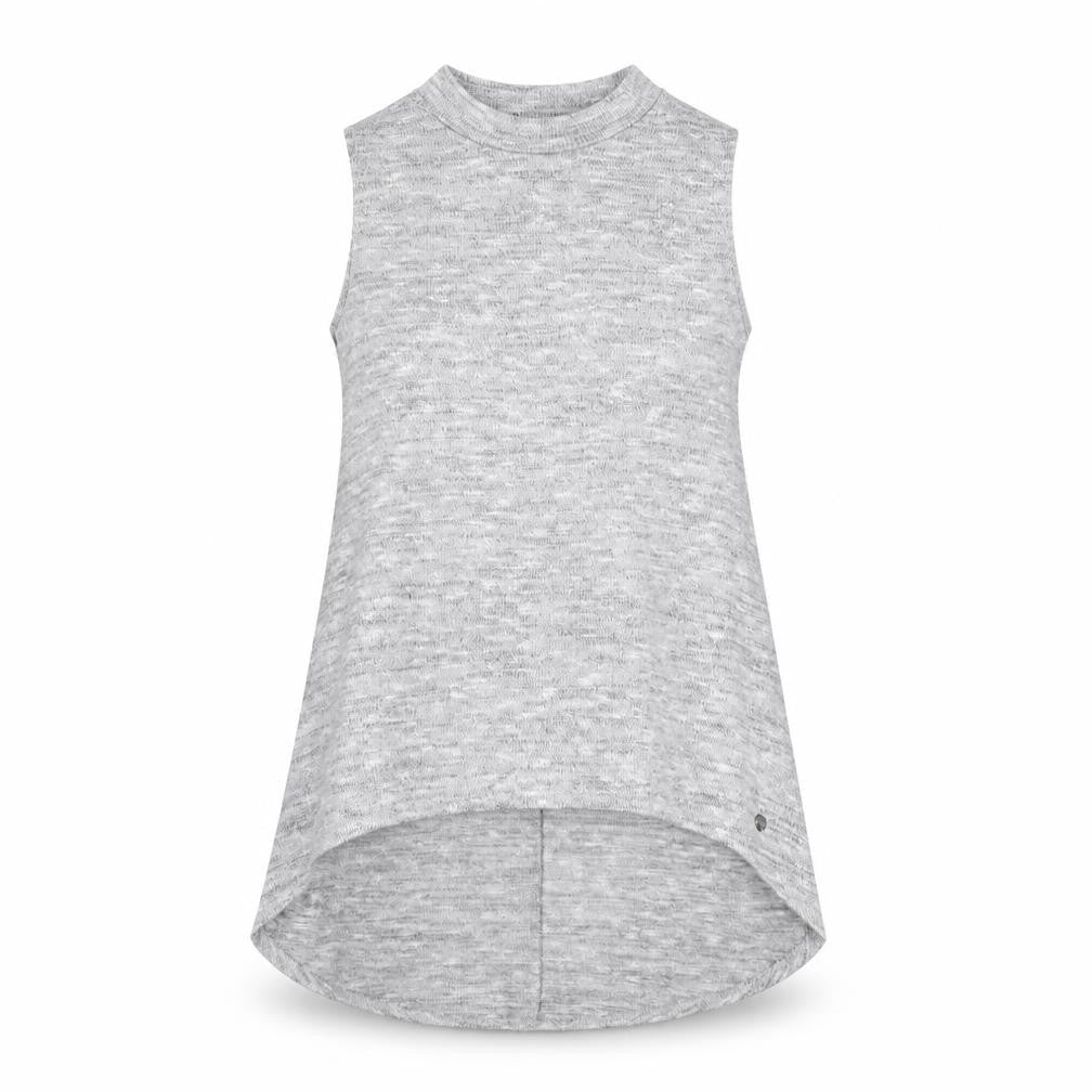 Rock & Rags Women's Grey Sleeveless Knit Tank - Size S
