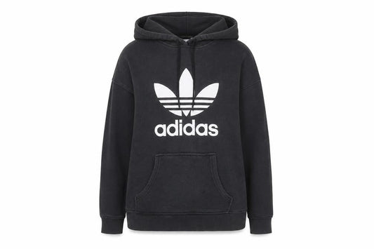 Front view of Adidas Women's Black XS Pullover Hoodie