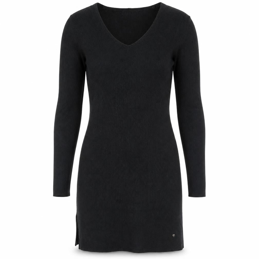 Firetrap Women's Black V-Neck Knit Dress Size 10