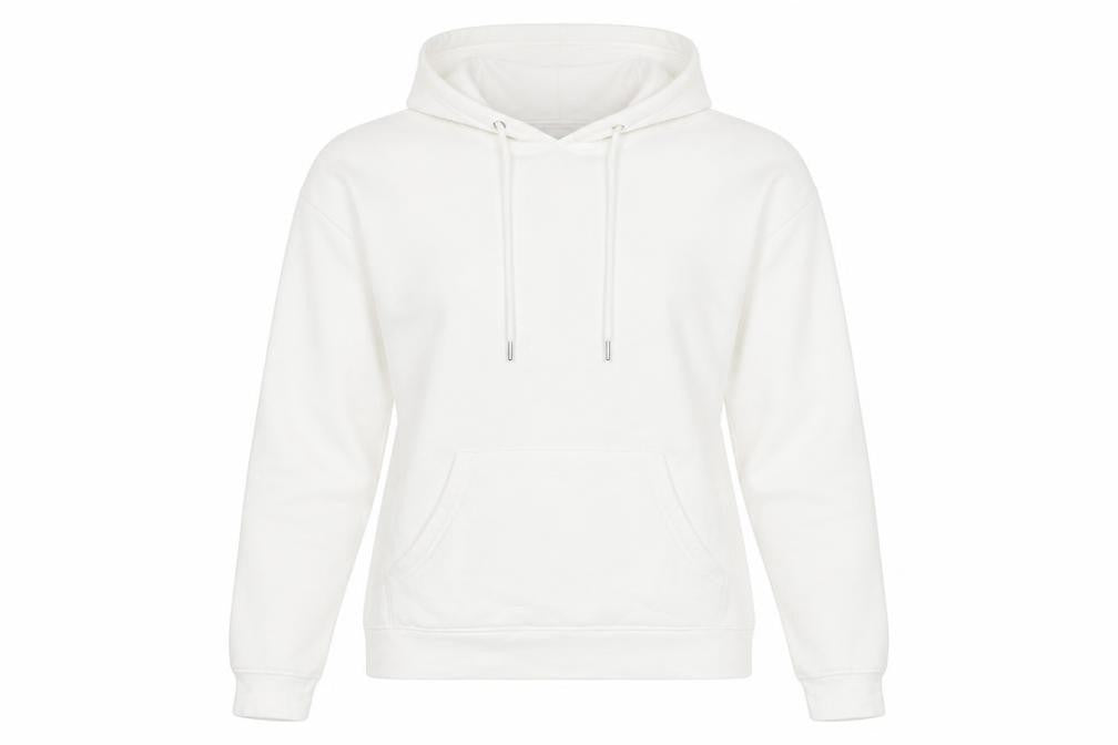 Fluid Women's White Pullover Hoodie Size 12 Casual