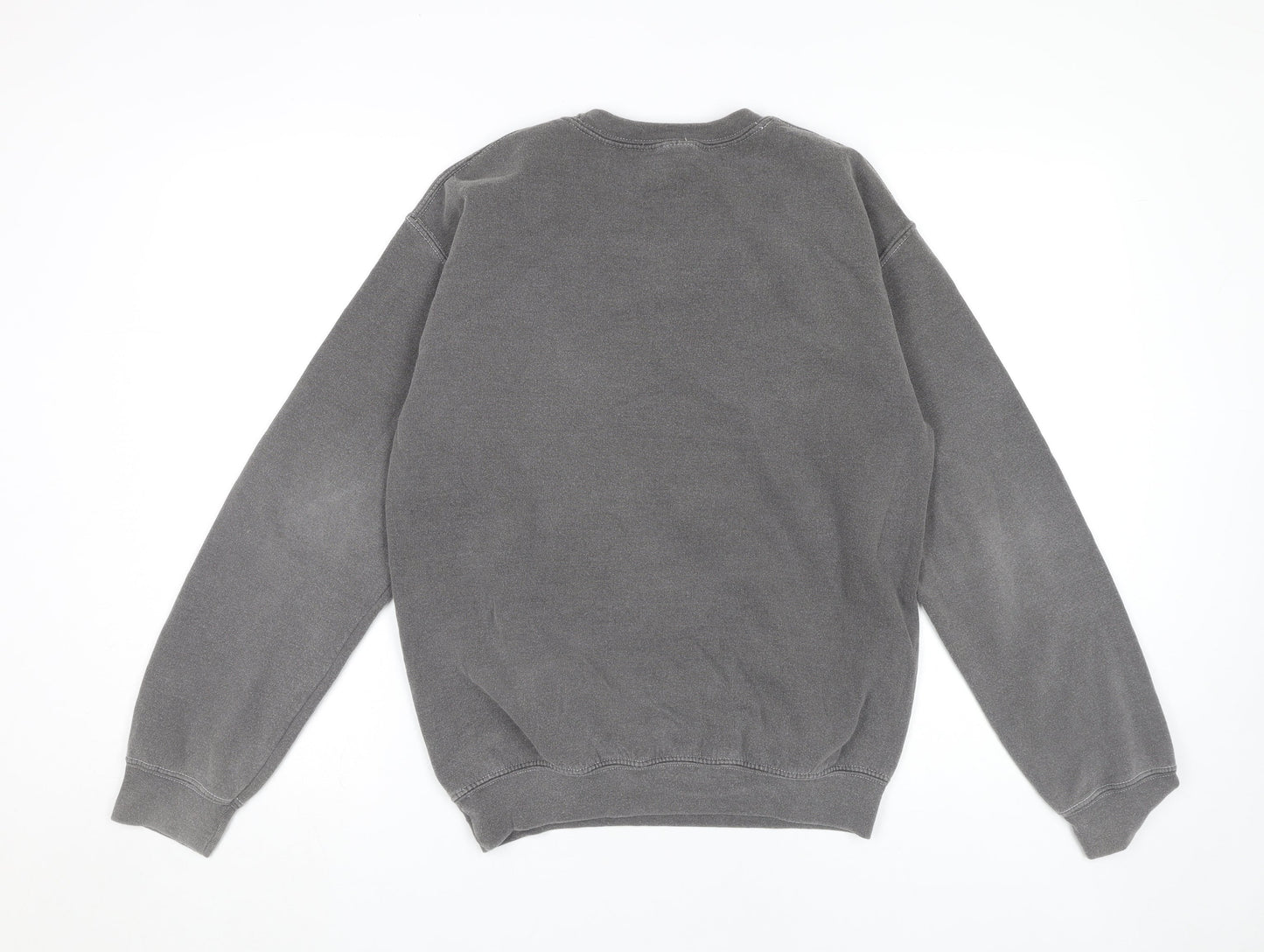 Topshop Women’s Grey Crew Neck Pullover Sweatshirt S