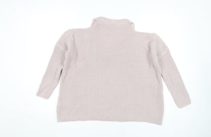 New Look Women's Beige Knitted Pullover, Size M