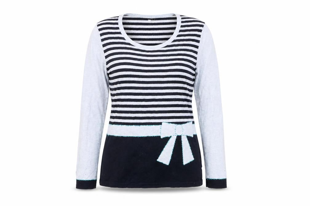 Marks & Spencer Women's Striped Pullover Jumper, Size 14
