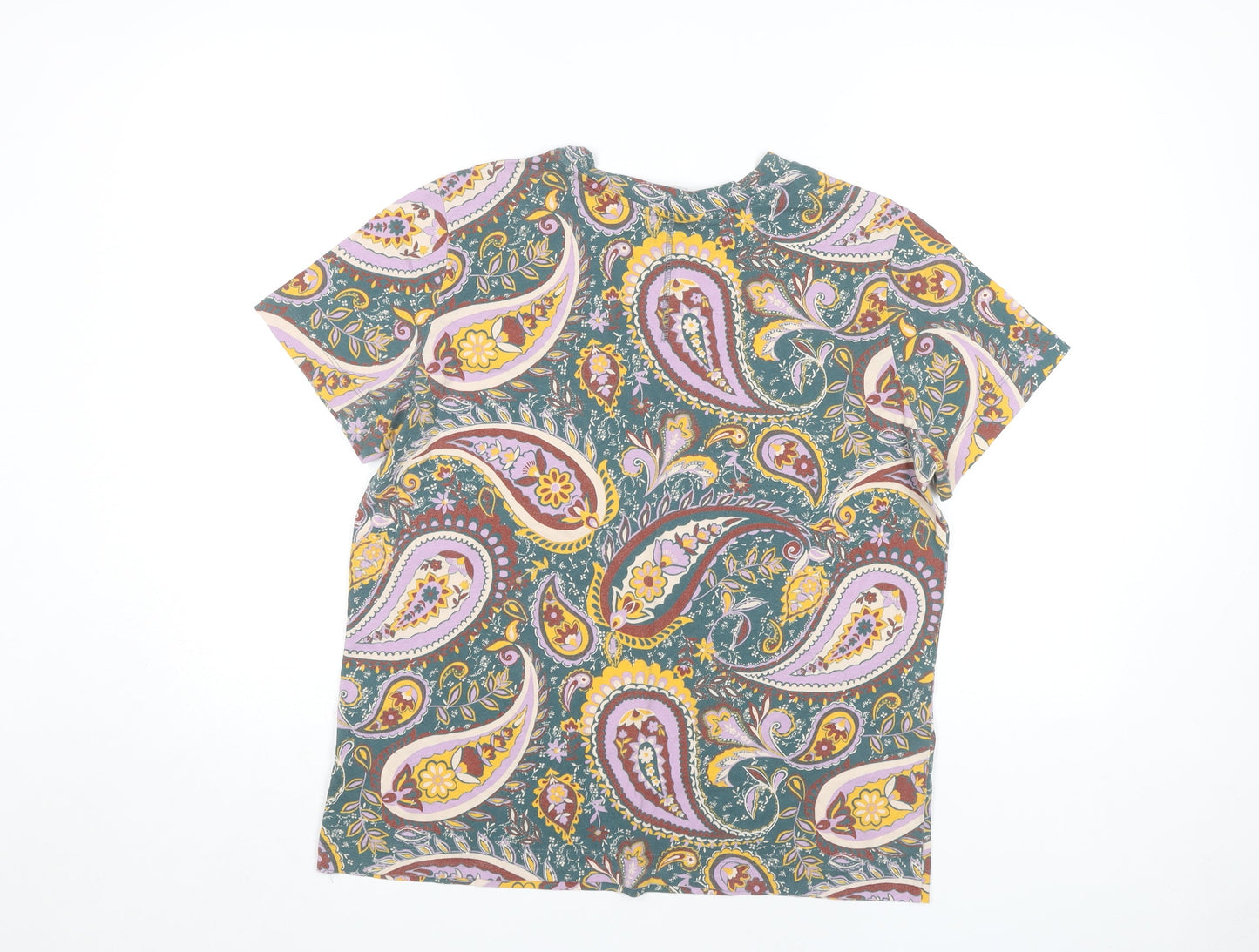 Next Women's Paisley T-Shirt, Size 14, Multicoloured