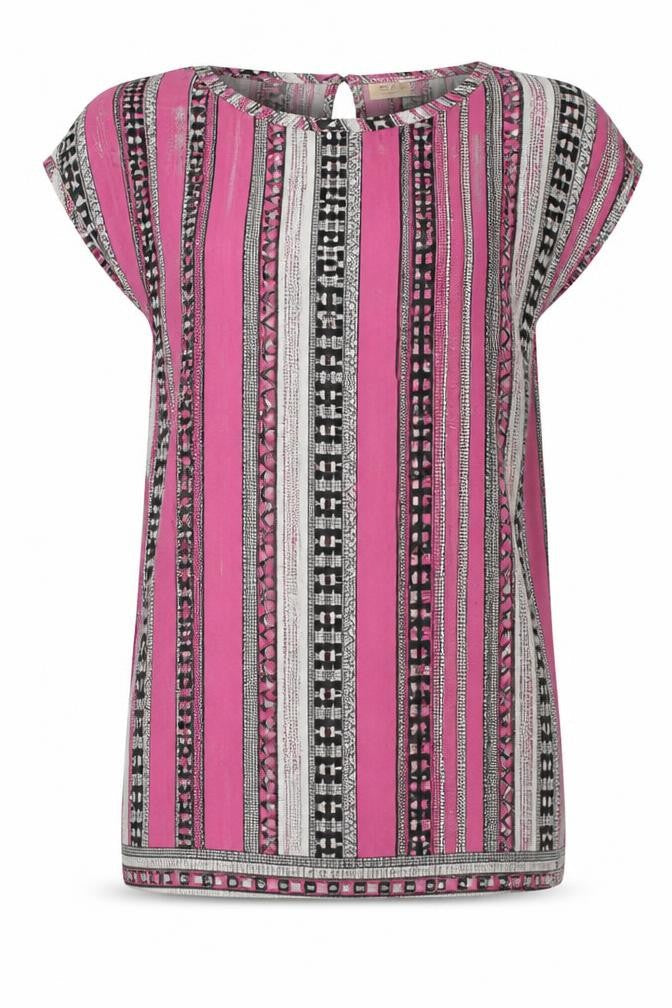 Damart Women's Pink Floral Blouse Size 10