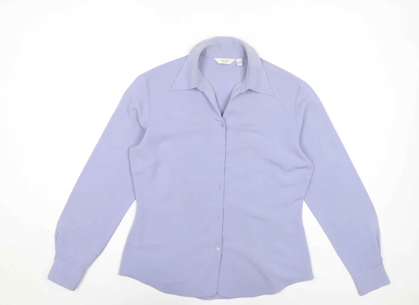 Next Women's Purple Button-Up Shirt Size 12
