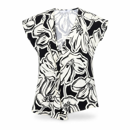 Marks and Spencer Women's Multicoloured Floral Wrap Top Size 6