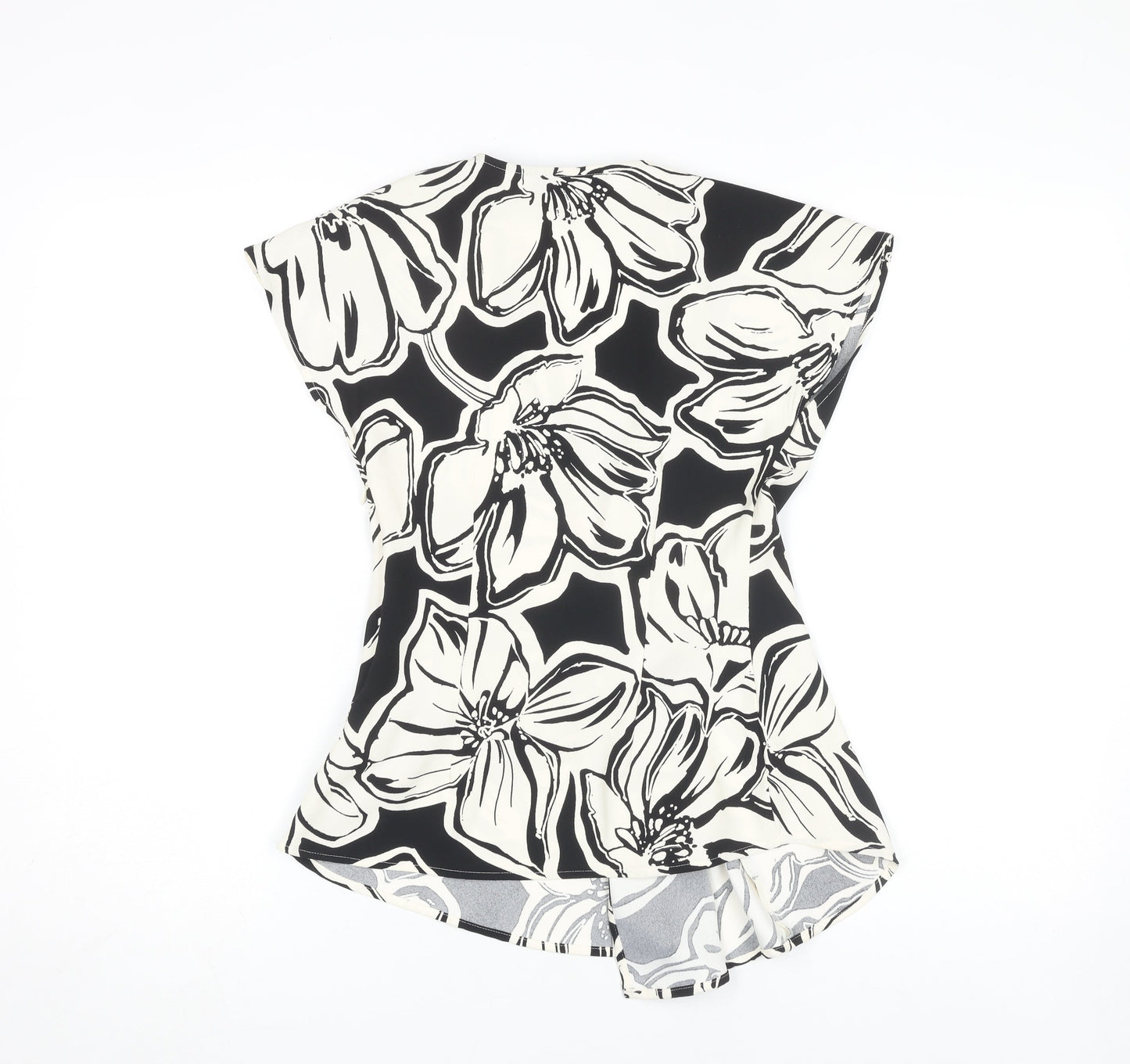 Marks and Spencer Women's Multicoloured Floral Wrap Top Size 6