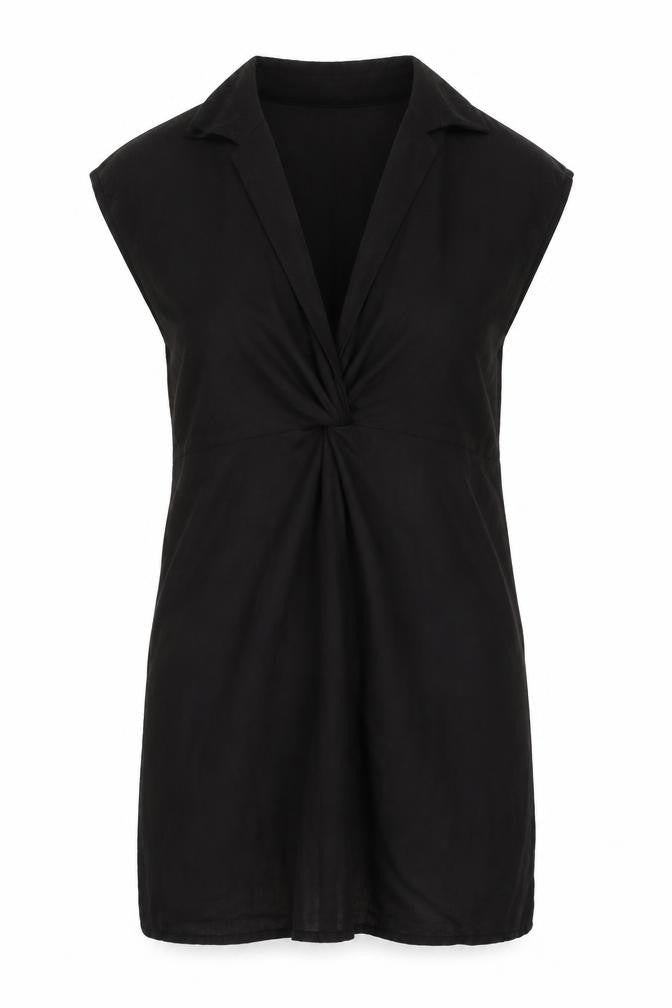 Mango Women's Black Sleeveless Short Dress Size 10