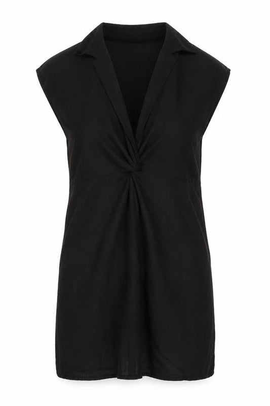 Mango Women's Black Sleeveless Short Dress Size 10