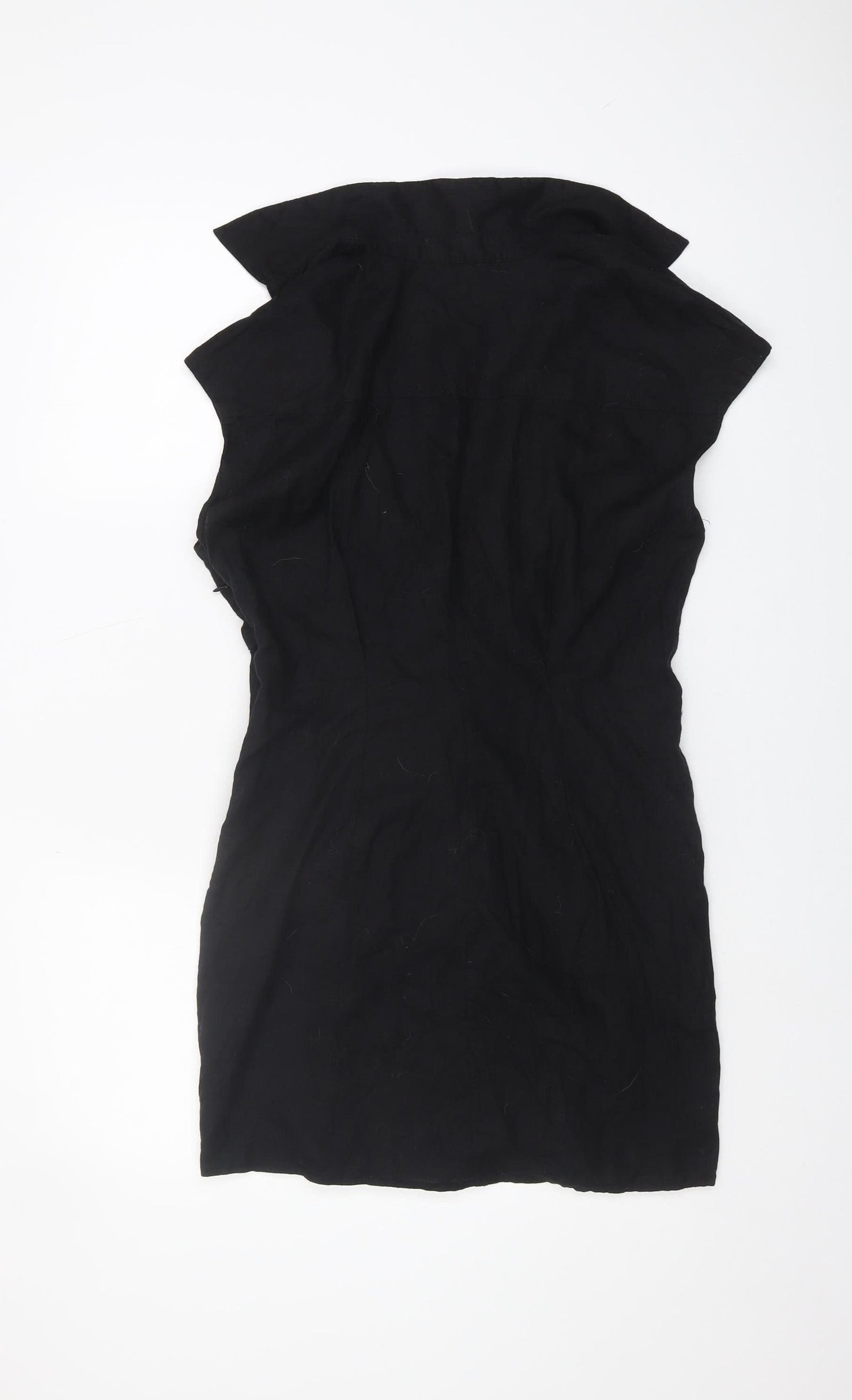 MNG Women's Black Sleeveless Short Dress Size 10