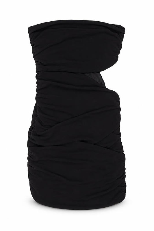 Zara Women's Black Strapless Medium Dress, Size 12