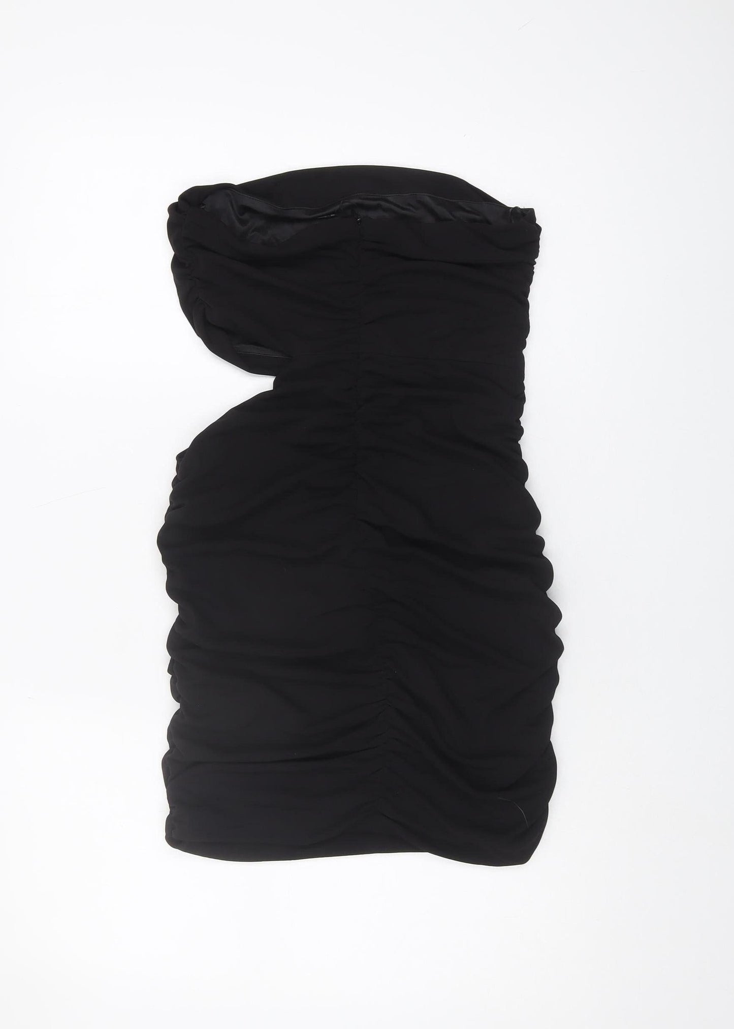 Zara Women's Black Strapless Medium Dress, Size 12