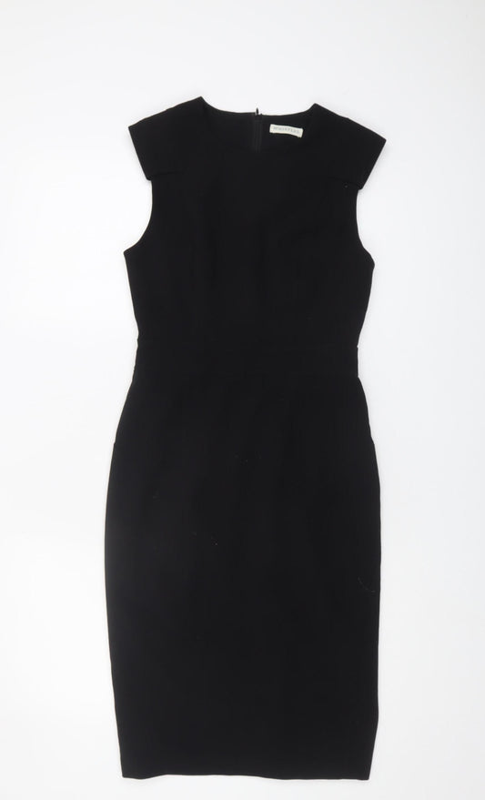 Whistles Black Sheath Dress, Women's Size 8, Sleeveless