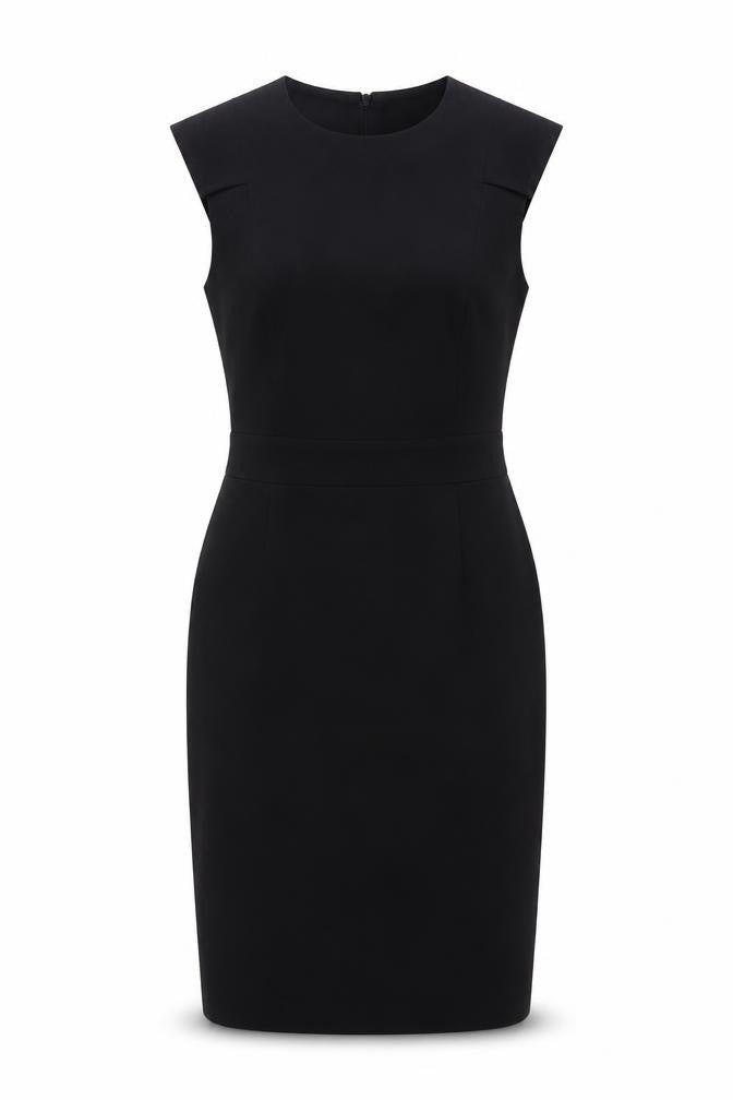 Whistles Black Sheath Dress, Women's Size 8, Sleeveless