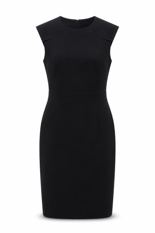 Whistles Black Sheath Dress, Women's Size 8, Sleeveless