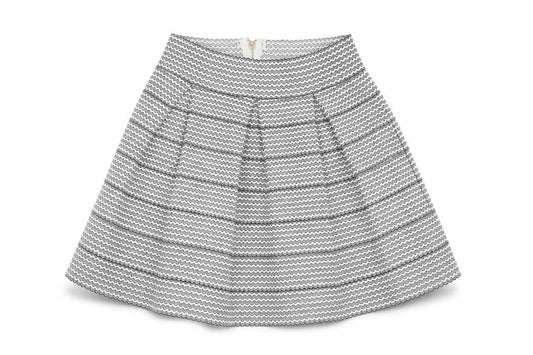Yu & Me Women's Geometric Skirt Multicoloured S