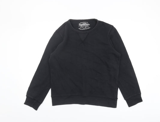 Pull & Bear Black Unisex Sweatshirt M Size Long Sleeve