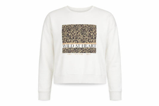 New Look Women's White Pullover Sweatshirt - Size 8