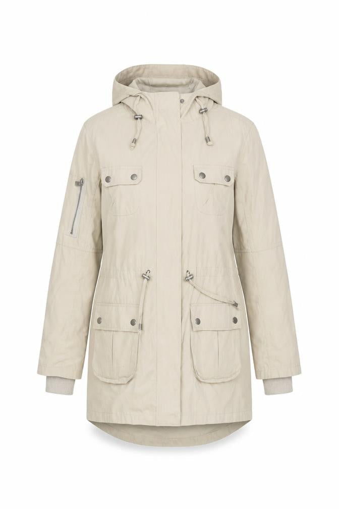 Oasis Women's Beige Parka Jacket - Size S
