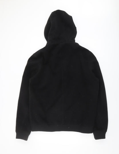 Back view of ASOS Men's Black XL Hooded Basic Jacket 42-44"
