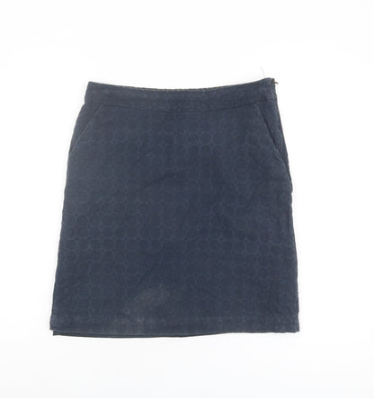 White Stuff Women’s Blue Pencil Skirt Size 10