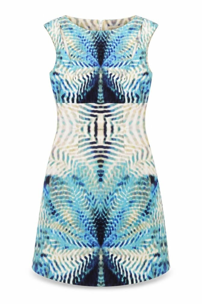 Karen Millen Women's Multicoloured Sheath Dress Size 8