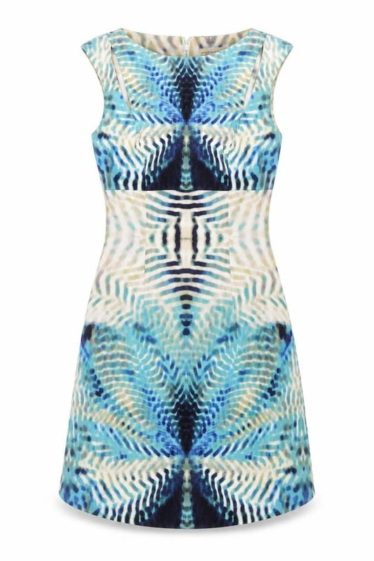 Karen Millen Women's Multicoloured Sheath Dress Size 8