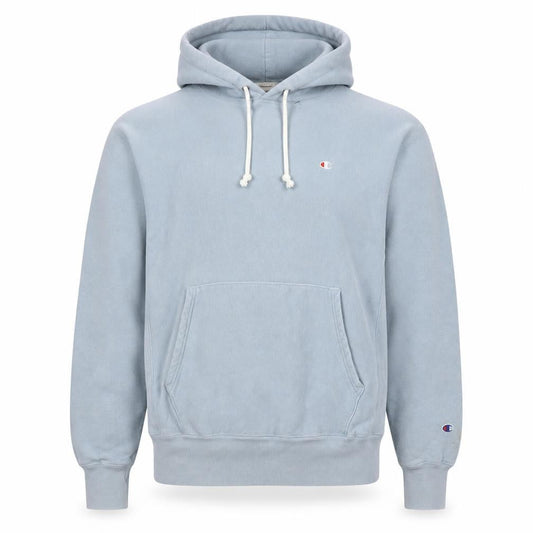 Champion Men's Blue Pullover Hoodie M - Good Condition