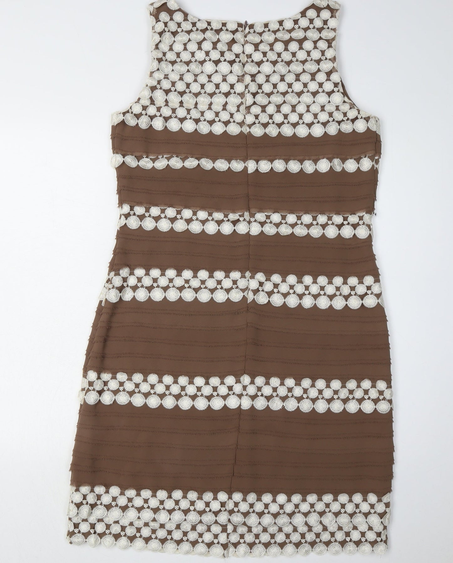 Phase Eight Women's Brown Sheath Dress Size 12