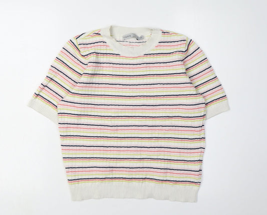 Oasis Women's Multicoloured Striped Pullover M