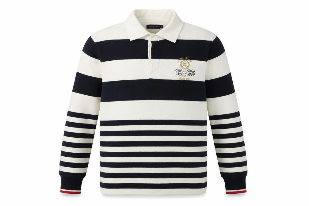 Henri Lloyd Men's White Striped Polo Shirt M