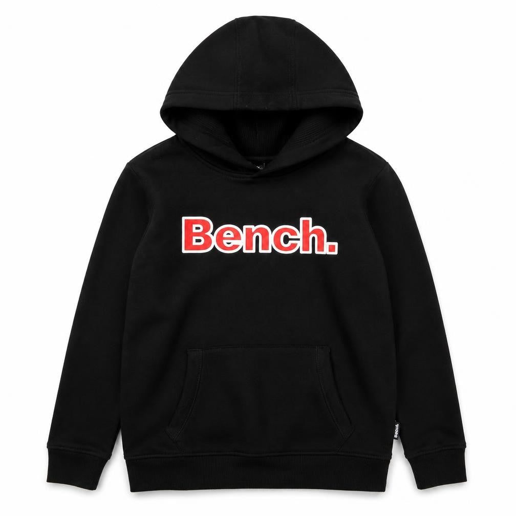 Bench Boys Black Pullover Hoodie - Graphic, 11-12 Years