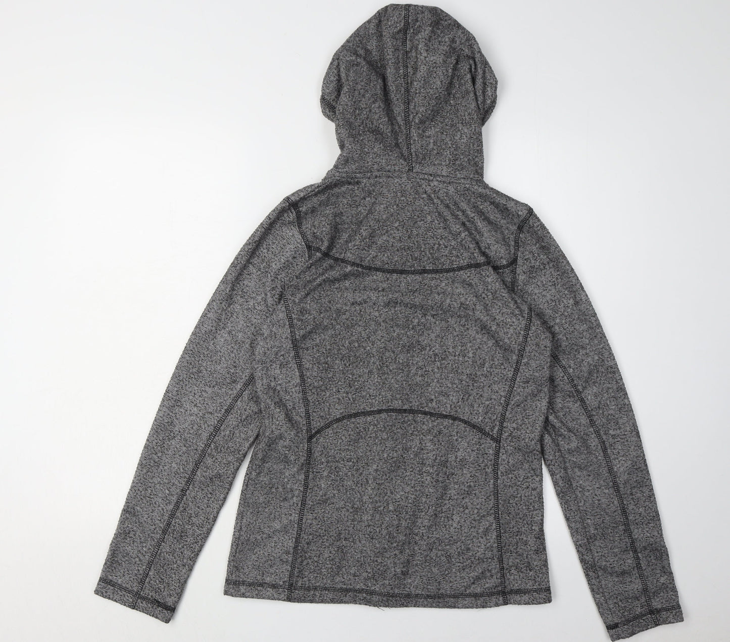 Saltrock Women's Grey Hooded Polyester Jacket Size 12