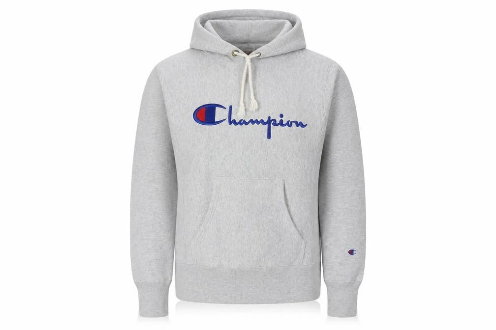 Champion Women's Grey Pullover Hoodie XS