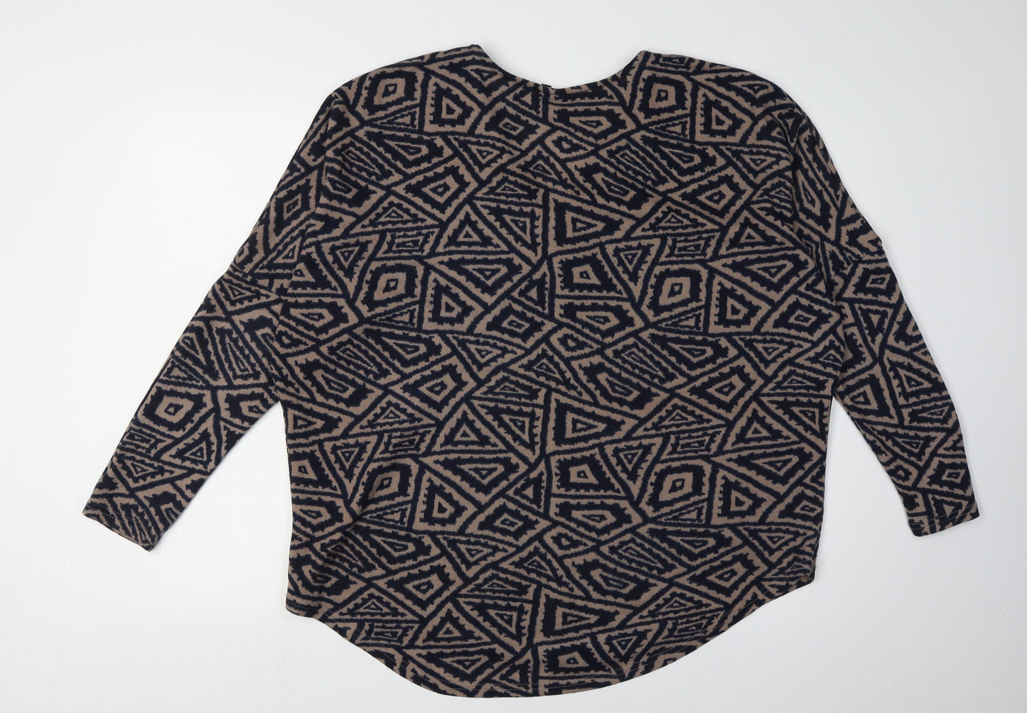 Izabel London Women's Multicoloured Geometric Jumper