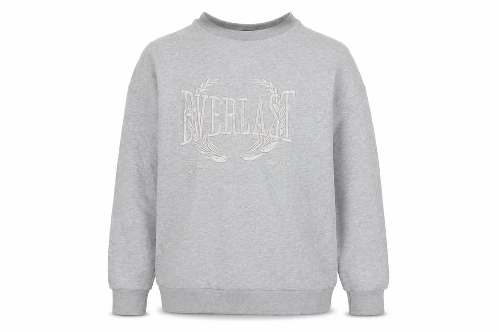 Everlast Women's Grey Logo Sweatshirt Size 8
