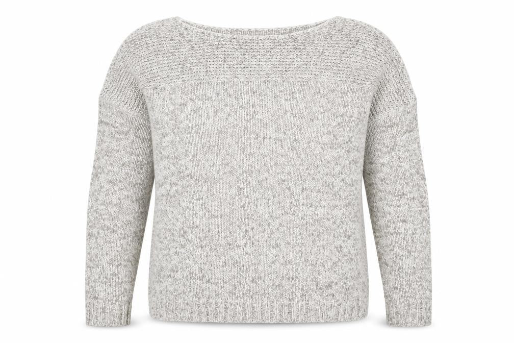 Hobbs Unisex Grey Chunky-Knit Pullover M
