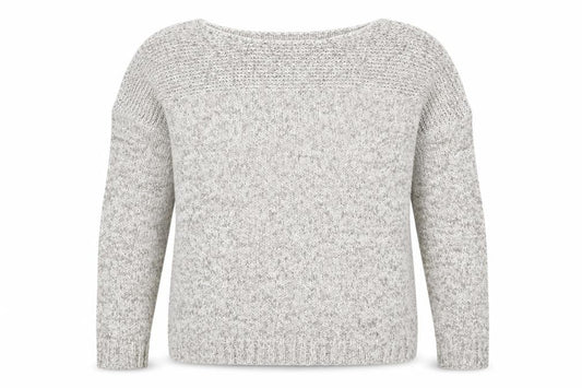Hobbs Unisex Grey Chunky-Knit Pullover M