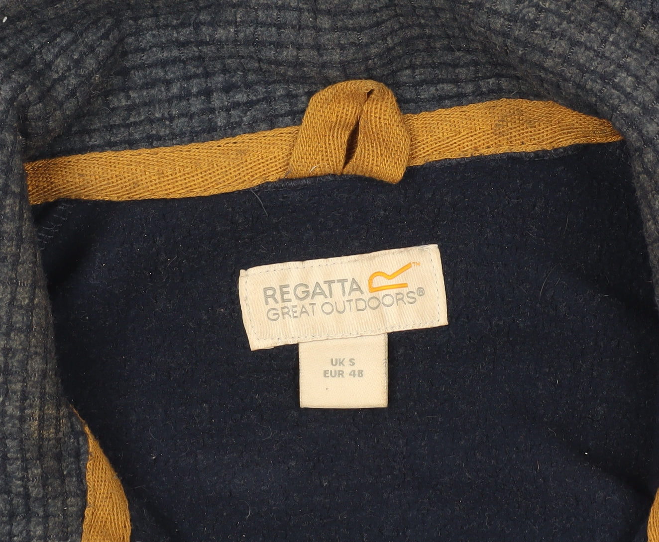 Regatta Men's Blue Fleece Henley Sweatshirt S