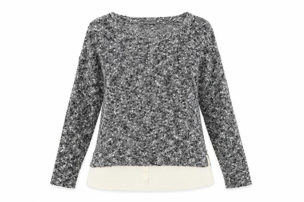 Laura Ashley Grey Women's Jumper, UK Size 10, Round Neck