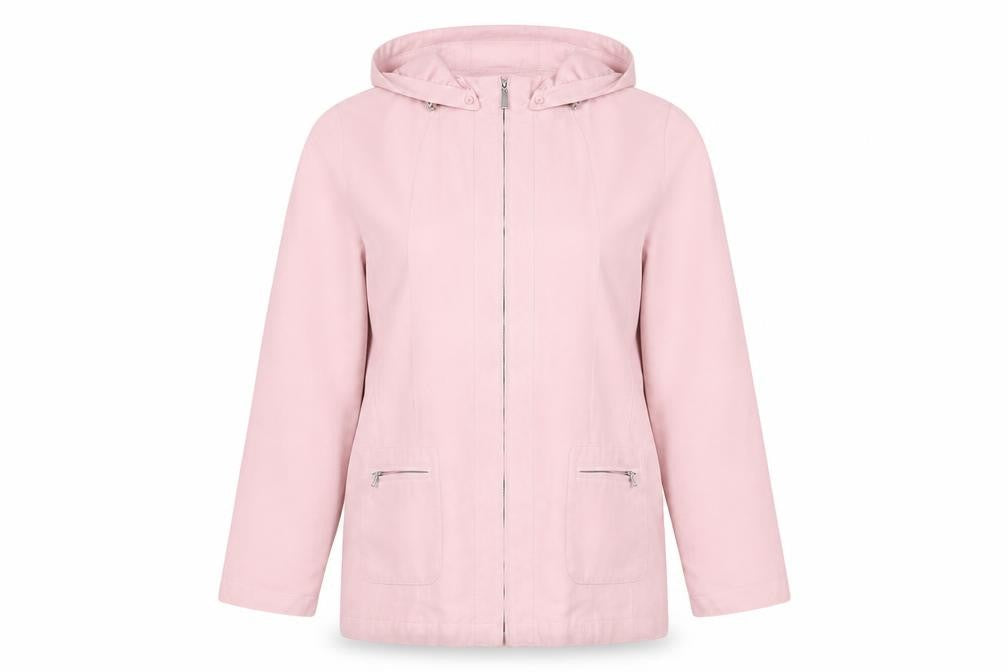 Berkertex Women’s Pink Hooded Jacket, Size 14