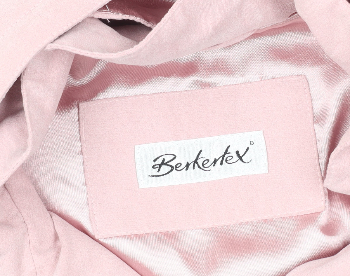 Berkertex Women’s Pink Hooded Jacket, Size 14