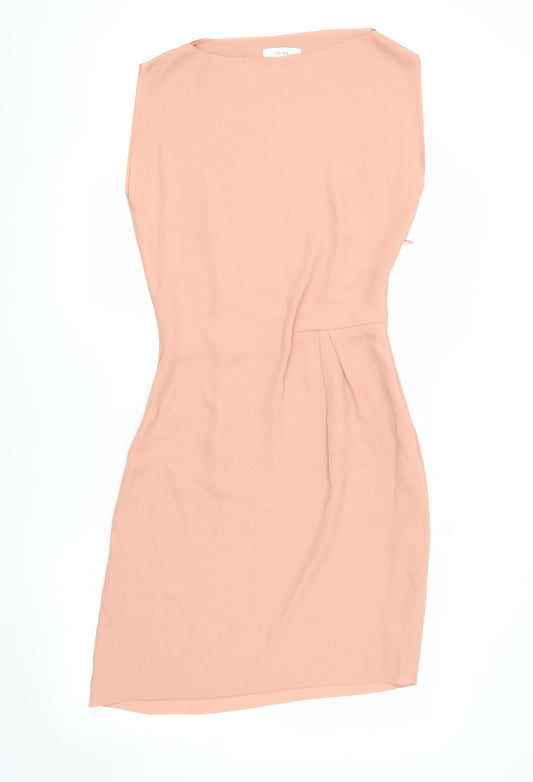 Reiss Women's Pink Sheath Dress UK 8 - Spring Essential