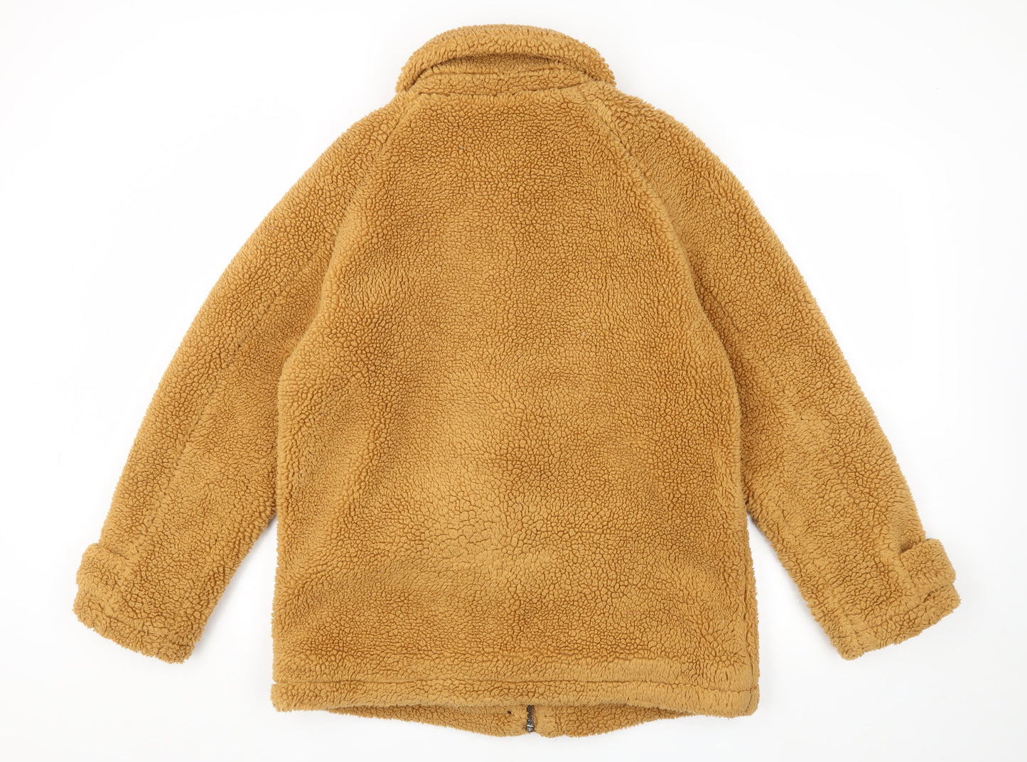 Topshop Women's Brown Mid-Length Casual Coat S
