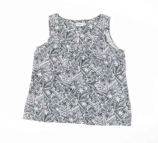 Heyton Women's Multicoloured Floral Tank Top Size 16