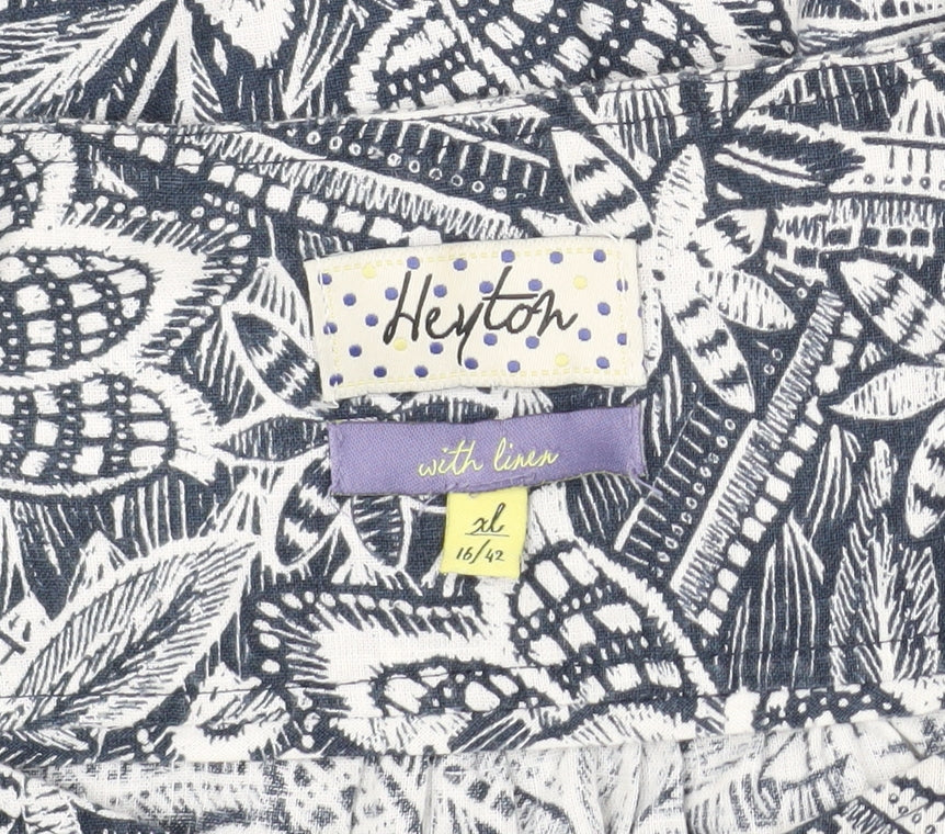 Heyton Women's Multicoloured Floral Tank Top Size 16