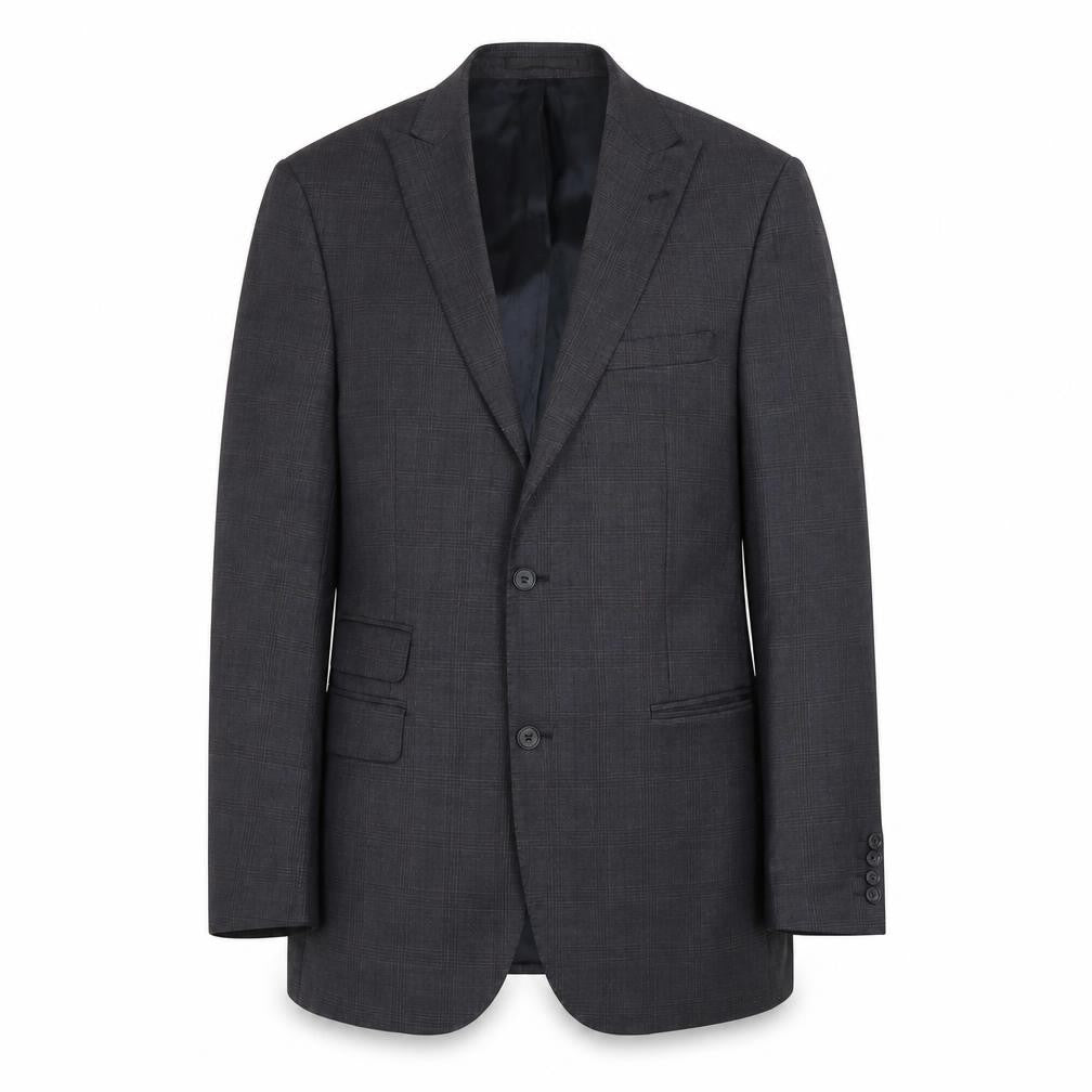 Jeff Banks Men's Grey Wool Blazer, Size 42, Long