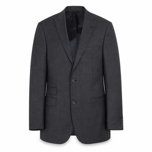 Jeff Banks Men's Grey Wool Blazer, Size 42, Long